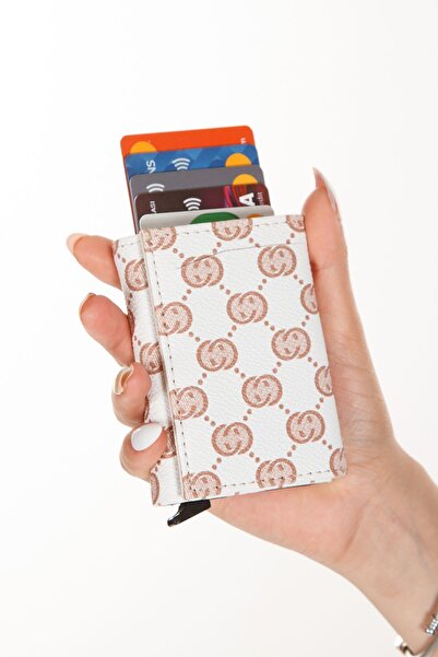 Newish Unisex Mechanism Patterned Wallet and Card Holder