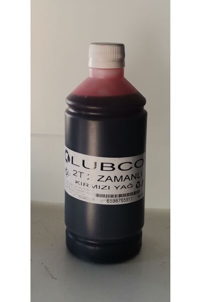 LUBCO 2t yağ Kırmızı t2 Zamanlı  Ekonomik Motor-Testere- Tırpan-benzine karış...