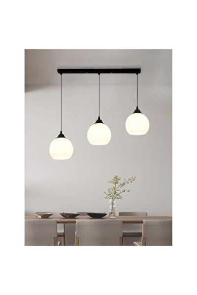 RİOLİGHT RETRO,RUSTİK,VİNGATE OPAL CAMLI 3XE27 DUYLU METAL GÖVDE SARKIT AVİZE...