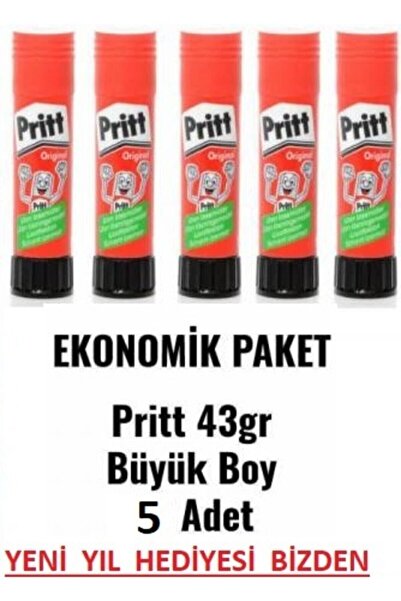 Pritt 43 Gr Büyük Boy Yapıştırıcı 5'li Set Ve ( Hediyeliiii )