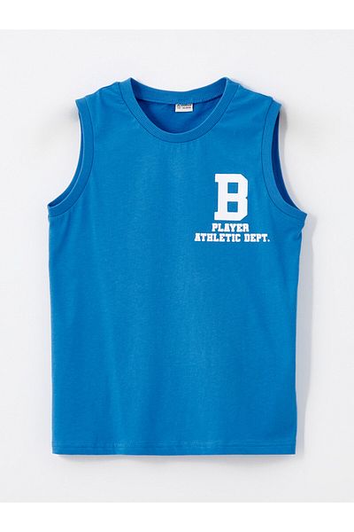 LC Waikiki Tricou confortabil cu gâtul pentru ciclism pentru băieți - LCW