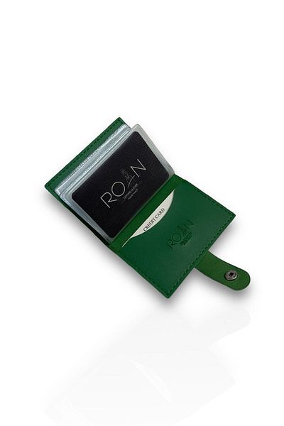 Roan Vegan Transparent Card Holder & Wallet Δερμάτινη εμφάνιση Εγχώριας παραγωγής 10 τμχ με διάφανες και τσέπες για κάρτες!