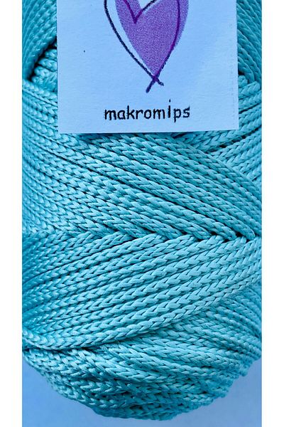 Makromİps 1. Κορδόνι μακραμέ πολυστερικής ποιότητας Premium - 100g 1,5mm Χομπί πλεκτή τσάντα χειρός