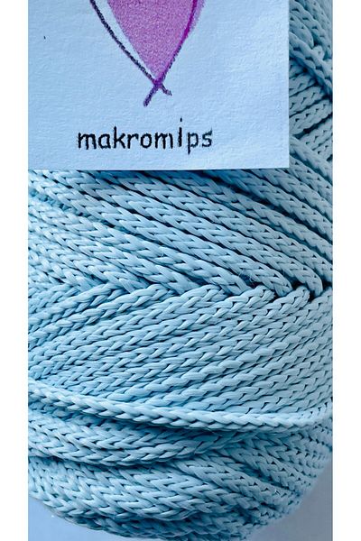 Makromİps 1. Κορδόνι μακραμέ πολυστερικής ποιότητας Premium - 100g 1,5mm Χομπί πλεκτή τσάντα χειρός