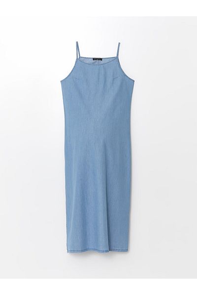 LC Waikiki Rochie de maternitate LCW Jeans - Decolteu în U, bretele solide