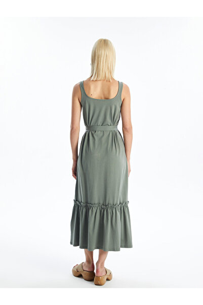 LC Waikiki LCW Maternity Dress - U Collar, Straight Cut