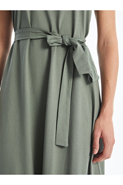 LC Waikiki LCW Maternity Dress - U Collar, Straight Cut