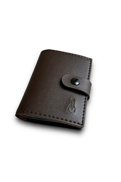 Roan Веган Прозрачен Картодържател и Портфейл, Домашно Произведено, 10 Броя с Прозрачни Джобове за Карти!