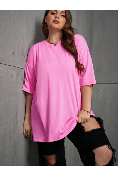 EFFRENATU Plus Size Bright Colored T-Shirt