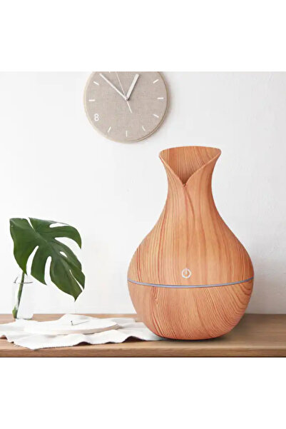 Havana Krem Renk Vazo Modeli Hava Nemlendirici Hava - Oda- 7 Renk Araç Nemlen...