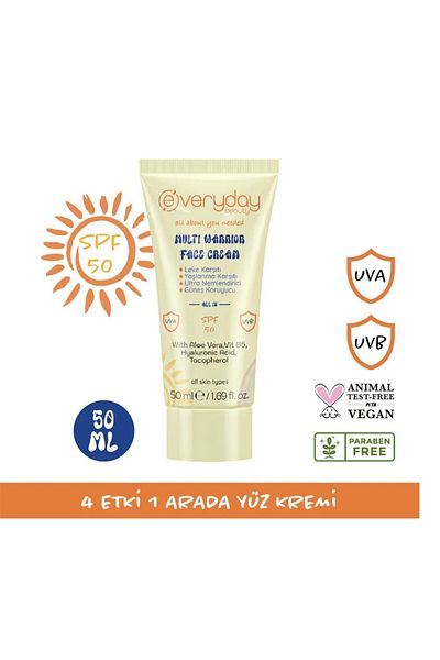 Everyday Beauty Multi Warrior 4 in 1 Face Cream 50 ml Effect