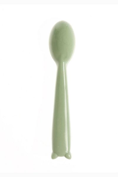 Baby Plus Silicone Feeding Spoon Green / Baby Feeding Spoon