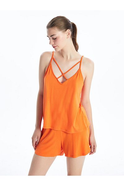 LC Waikiki Set de pijama pentru femei cu decolteu în V - LCW