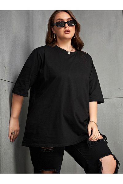 EFFRENATU Plus Size Bright Colored T-Shirt