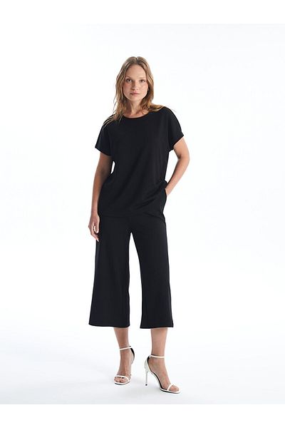 LC Waikiki LCW Women's - Flat Capri with Elastic Waist