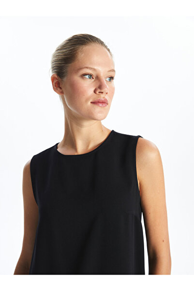 LC Waikiki LCW dámská hladká tunika s výstřihem