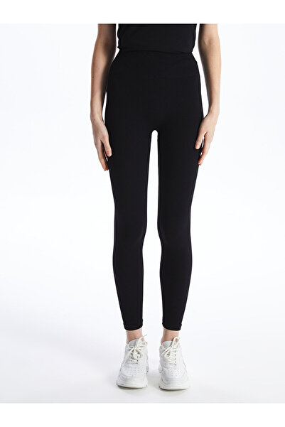 LC Waikiki LCW Beli Lastikli Düz Seamless Kadın Tayt