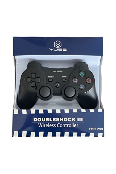 YUES PS3 DualShock 3 Uyumlu Kablosuz Joystick – Titreşim Destekli, Şarjlı Wireless Oyun Kolu