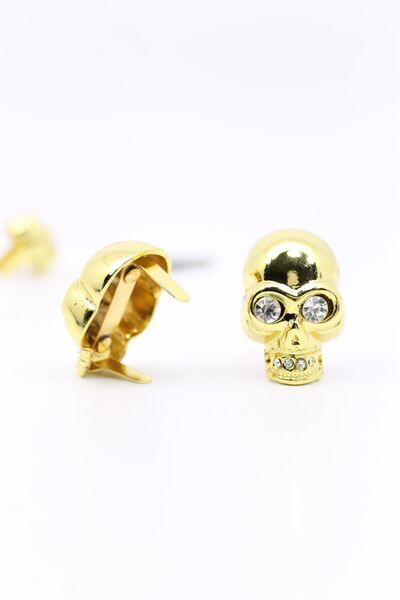 ERDAL DERİ Αξεσουάρ Yellow Color Skull Τσάντα , Σετ αξεσουάρ 5τμχ