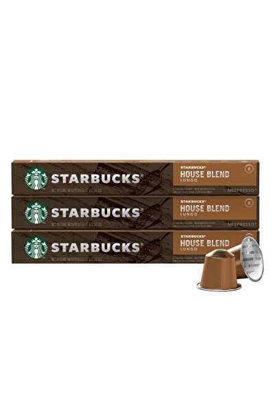 Starbucks هاوس بليند كبسولة قهوة 10 قطع × 3