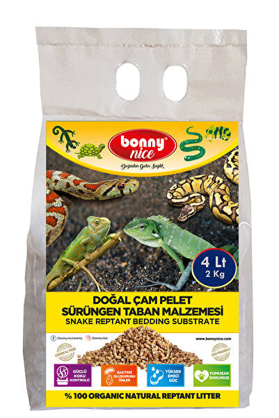 Bonny Nice Çam Pelet Kemirgen Altlığı 1.8 Kg 3 L X 3 Paket