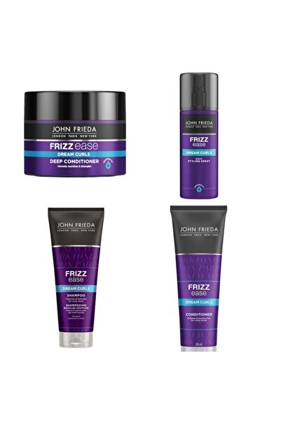 John Frieda Dream Curls Kusursuz Bukleler Için Saç Bakım Seti 4'lü Set