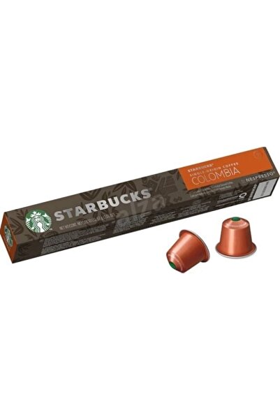 Starbucks Colombia Nespresso Uyumlu Alüminyum Kapsül Kahve-10'lu