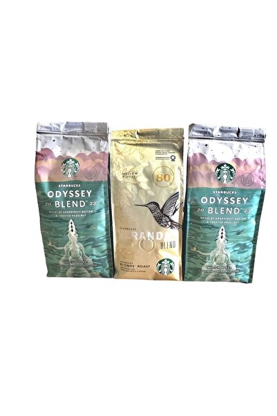 Starbucks Çekirdek Kahve Odyssey Blend 2x250gr & Veranda 250gr