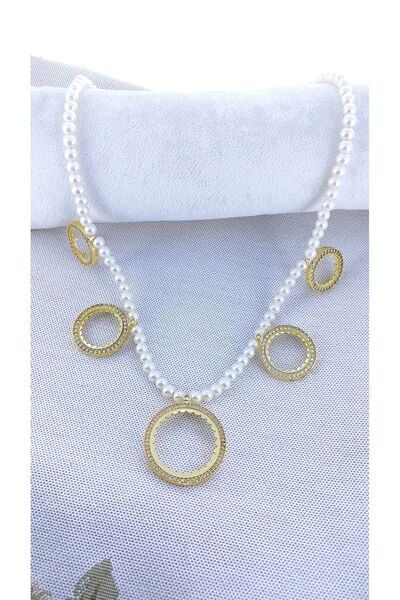 elisitakistory Orta Tamaltın Için 2 Yarıımaltın Için 2 Çeyrekaltın Için Kolye...