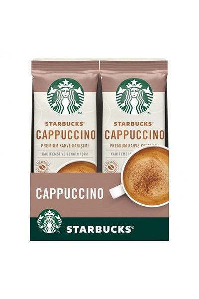 Starbucks قهوة كابتشينو محببة 10 عبوات