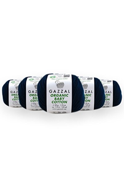 Gazzal Βιολογικό βαμβάκι μωρού 50 γρ. Συσκευασία των 5 100% βιολογικό βαμβάκι...
