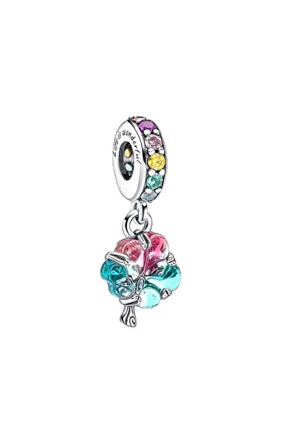 Ceren Renkli Yaşam Çiçeği Charm S925