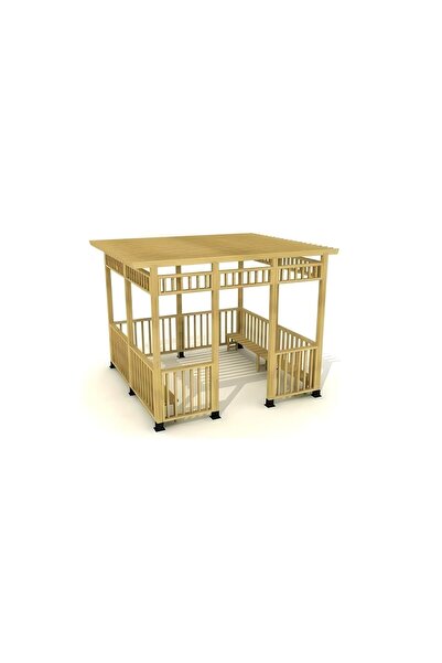 Antalya Kent ekipmanları Ahşap Pergole Kamelya Gazebo Çardak