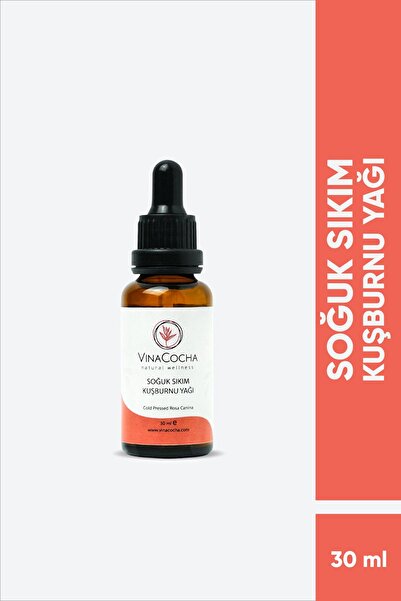 Vinacocha Kuşburnu Çekirdeği Yağı ( Soğuk Sıkım ) 30 ml