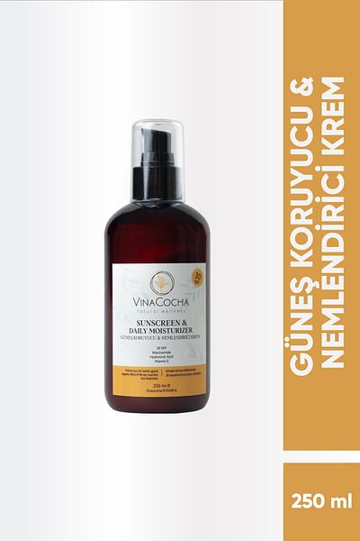 Vinacocha Sun Protection & Anti-Blemish Moisturizing Effect Cream Mixed Filter 30 Spf 250 ml
