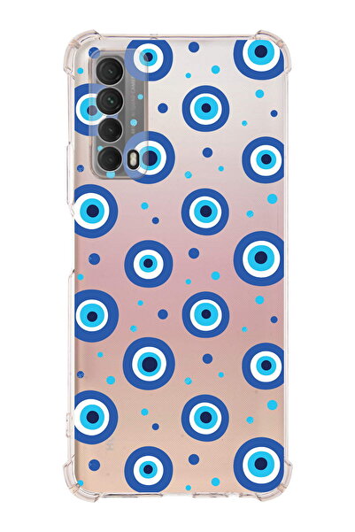 PrintiFy Prinrify Huawei P Smart 2021 Compatible Evil Eye Bead 1 Printed Tran...
