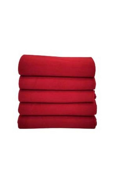 ecottonworks شال صوف أحمر مقهى ديلي مطعم شال 5 قطع 75 سم × 180 سم