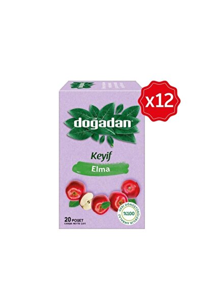 Doğadan شاي التفاح 20 قطعة × 12 قطعة