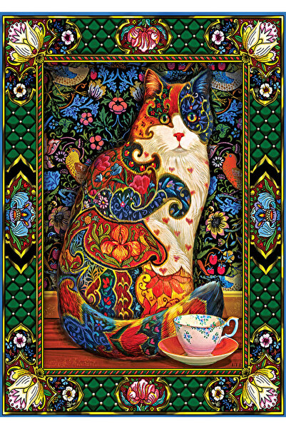 Art Puzzle لغز من 1000 قطعة على شكل قطة نبيلة