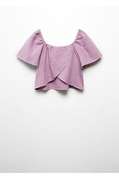 MANGO Kids Μπλούζα Bamboo Cotton
