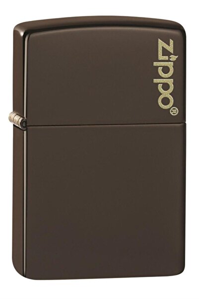 Zippo Çakmak Kahverengi Logolu