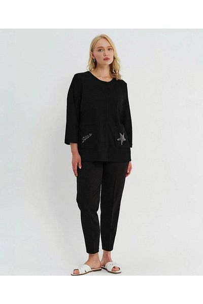 MAXLEVEL MODA Cardigan cu jachetă de mărime mare