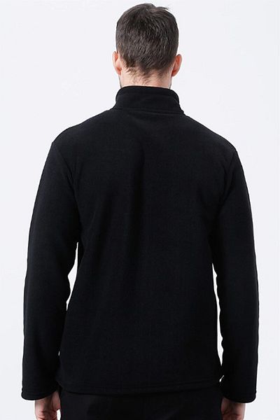 Hammer Jack Hanorac fleece pentru bărbați - Hammer Jach 602 T01-e, jumătate de fermoar, tur