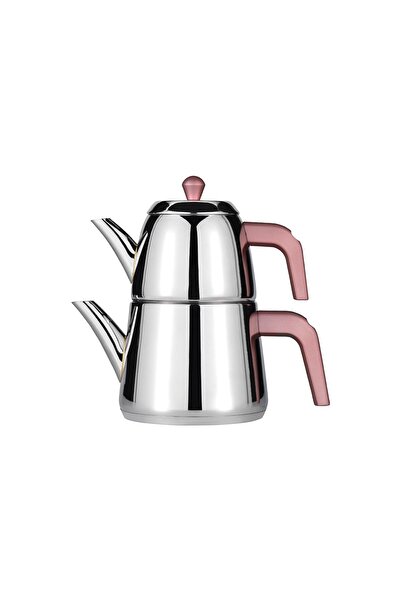 Genel Markalar Amboss Dıamond Büyük Boy Pembe Bakalit Sap Çaydanlık Seti Dia-...