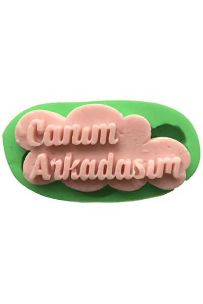 Partivitrini My Dear Friend Written Painting Shaped Silicone Candle Mold 8x4x...