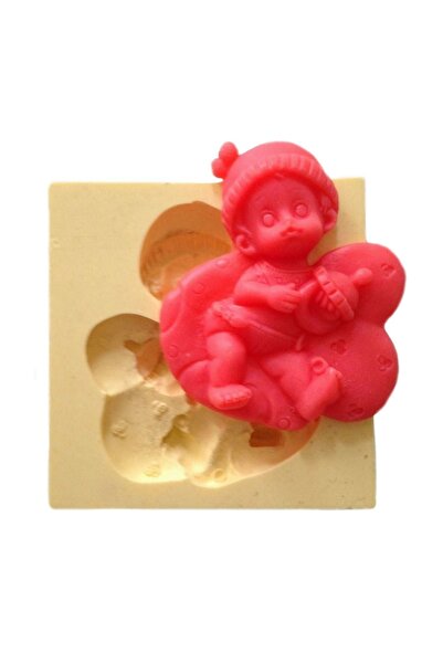 Partivitrini Baby Shaped Silicone Pastry and Candy Dough Mold with Pacifier 6...