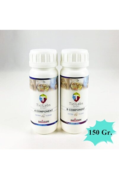 Partivitrini Şeffaf Epoksi Reçine 150 Gram