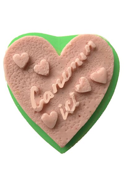 Partivitrini Silicone Candle Mold With Writing Inside My Dear 7x7x2 Cm