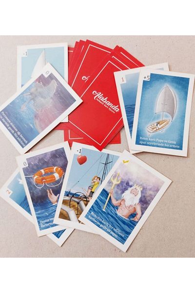 Partivitrini Alabanda Sailboat Card Game