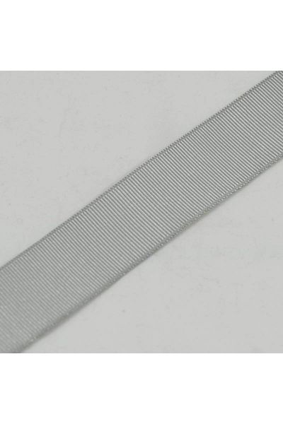 Partivitrini Silver Gray Grosgrain Ribbon 3 cmX 10 Meters